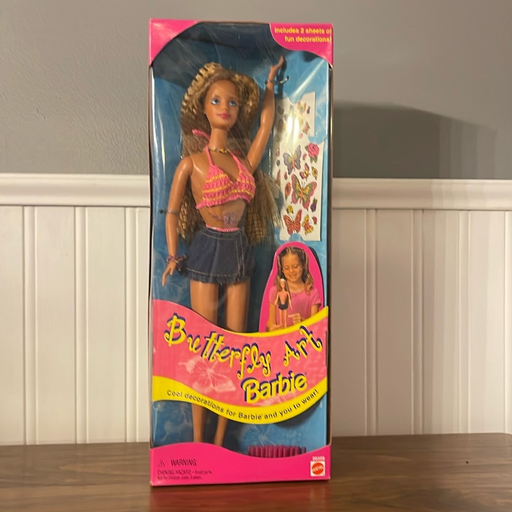 Butterfly Art Barbie
